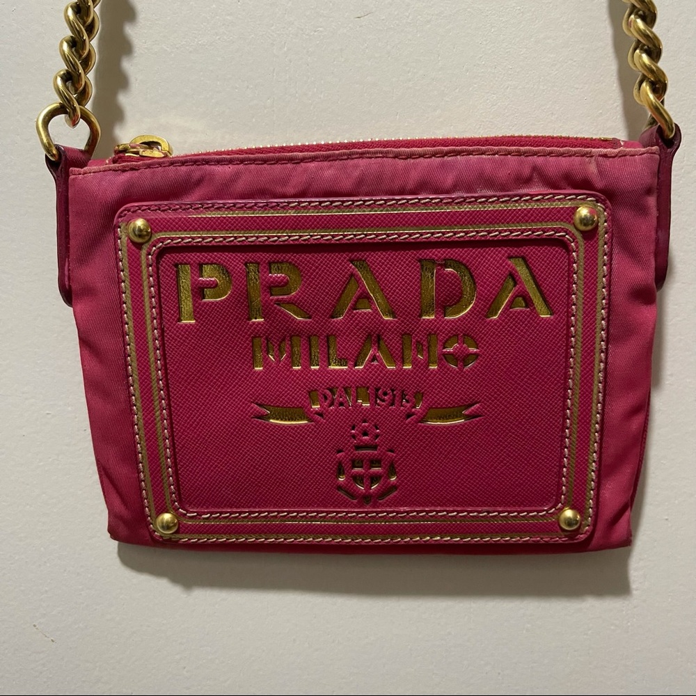 Authentic Pink Prada Crossbody